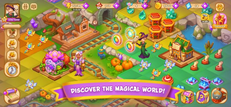 Magic School — Wizard Merge для iOS — скриншот 2