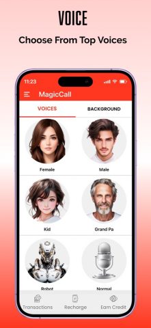 MagicCall — Изменитель голоса для iOS — скриншот 1
