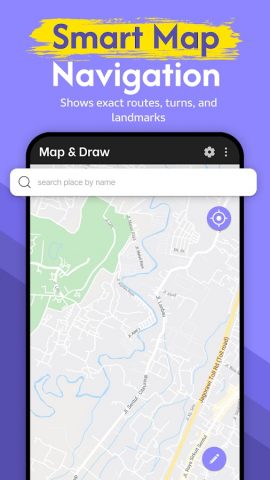 Map & Draw — Рисовать на карте для Android — скриншот 1