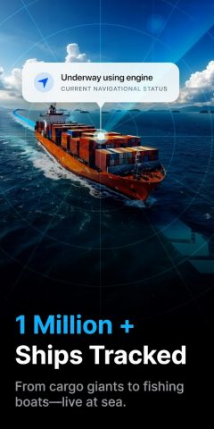 MarineRadar: марин трафик для Android — скриншот 1