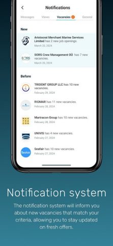 Maritime Zone — Sea Jobs App для Android — скриншот 4