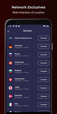 Max VPN для Android — скриншот 2