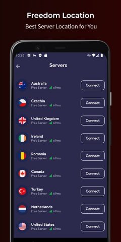 Max VPN для Android — скриншот 3