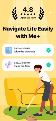 Me+ Lifestyle Routine для iOS — скриншот 1