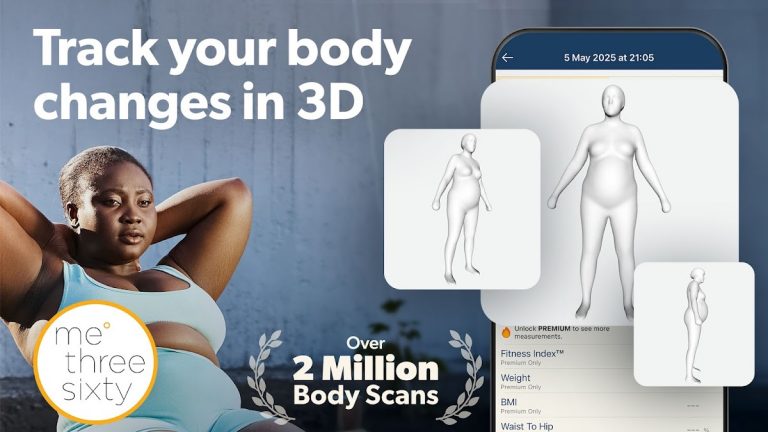 MeThreeSixty: 3D Body Scanner для Android — скриншот 1