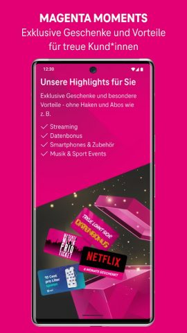 MeinMagenta: Handy & Festnetz для Android — скриншот 4