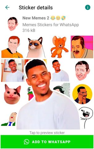 Мемы стикеры для WhatsApp для Android — скриншот 5