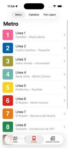 Metro CDMX для iOS — скриншот 2