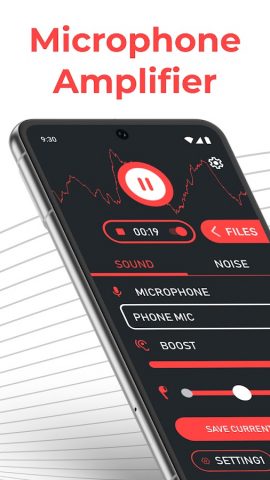 Микрофонный усилитель для Android — скриншот 3