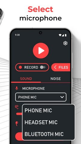 Микрофонный усилитель для Android — скриншот 5