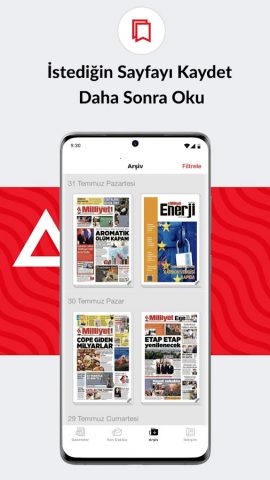 Milliyet Gazete для Android — скриншот 5