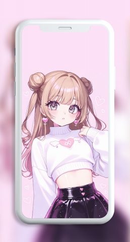 Милые кавайные обои для Android — скриншот 4