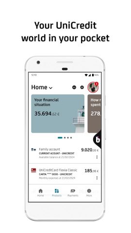 Mobile Banking UniCredit для Android — скриншот 4