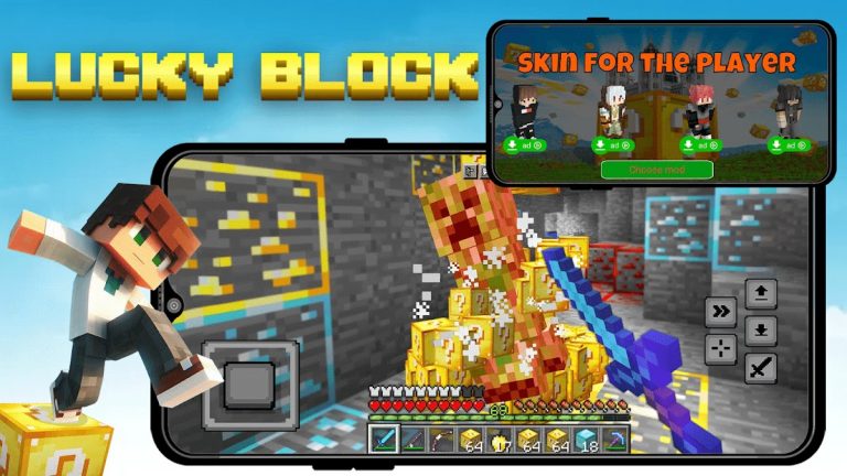 Мод Lucky Block для Minecraft для Android — скриншот 1
