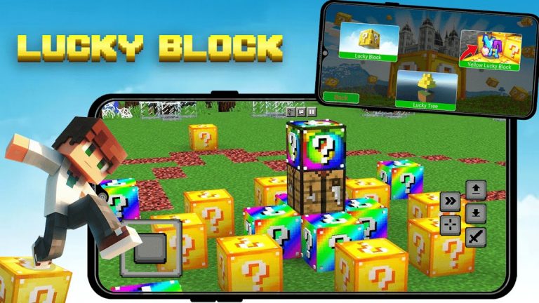 Мод Lucky Block для Minecraft для Android — скриншот 2