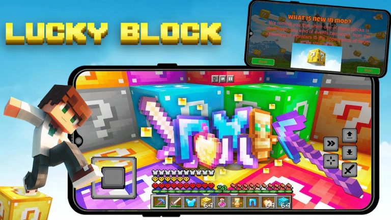Мод Lucky Block для Minecraft для Android — скриншот 5
