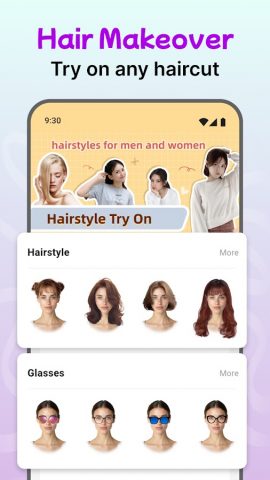 Modiface Haircut：Hair Makeover для Android — скриншот 1