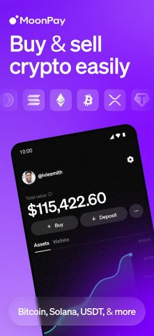 MoonPay: Buy Crypto & Bitcoin для Android — скриншот 1
