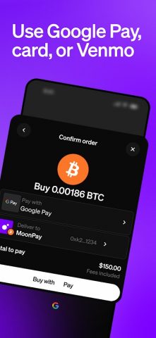 MoonPay: Buy Crypto & Bitcoin для Android — скриншот 3