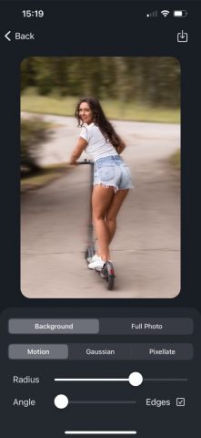 Motion Blur — Photo Effect для iOS — скриншот 4