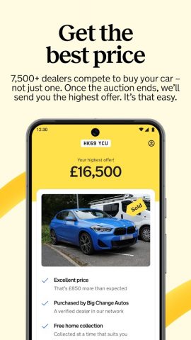 Motorway — Sell your car для Android — скриншот 4