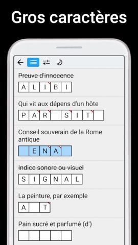 Mots Fléchés : Mots Croisés для Android — скриншот 4