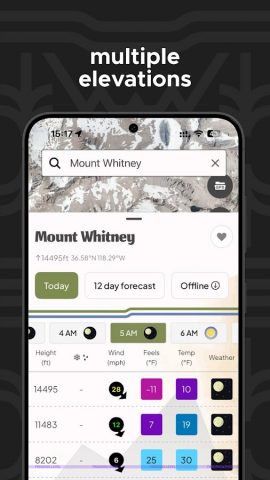 Mountain-Forecast.com для Android — скриншот 4