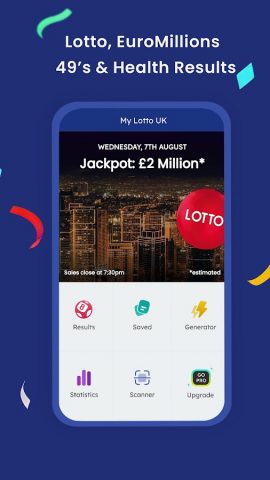 My Lotto UK: Scanner & Results для Android — скриншот 2