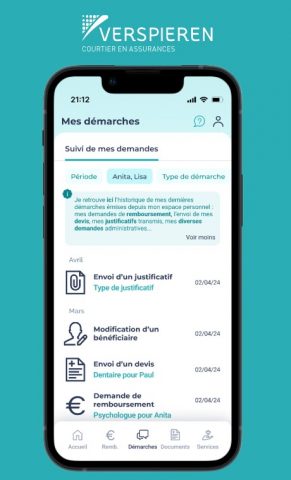 My health by Verspieren для Android — скриншот 4
