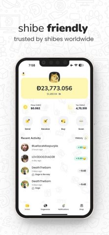 MyDoge — Dogecoin Wallet для iOS — скриншот 2