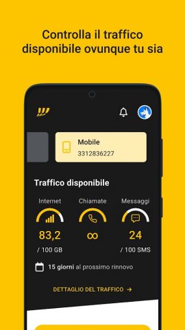 MyFastweb для Android — скриншот 3