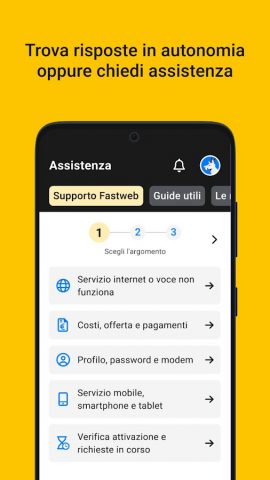 MyFastweb для Android — скриншот 4