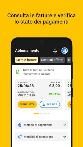 MyFastweb для Android — скриншот 5