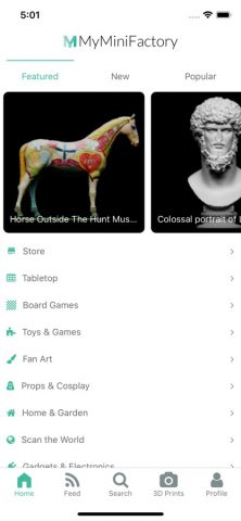 MyMiniFactory — 3D Print Files для iOS — скриншот 1