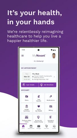 MyNovant для Android — скриншот 1