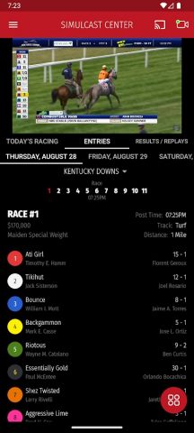 NYRA Now для Android — скриншот 4