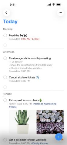 Напоминания для iOS — скриншот 1