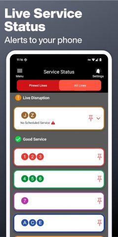 New York Subway MTA Map NYC для Android — скриншот 4