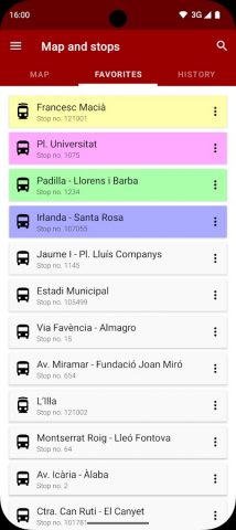 Next bus Barcelona для Android — скриншот 2