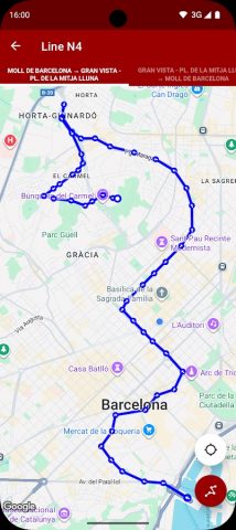 Next bus Barcelona для Android — скриншот 5
