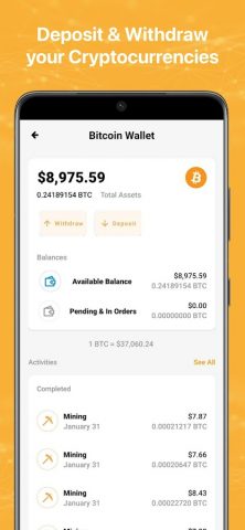 NiceHash для Android — скриншот 3