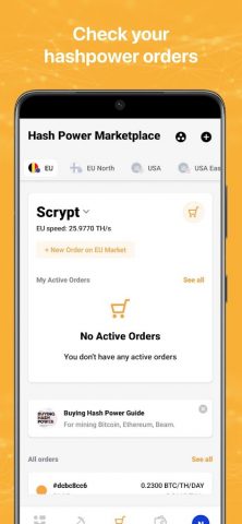 NiceHash для Android — скриншот 4