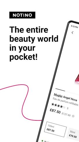 Notino: perfumes and cosmetics для Android — скриншот 1