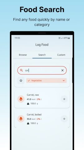 NutriTracker & Calorie Counter для Android — скриншот 5