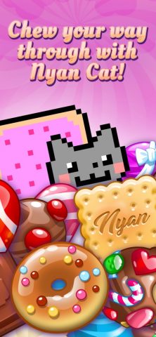 Nyan Cat: Candy Match для iOS — скриншот 3