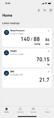 OMRON connect для iOS — скриншот 2