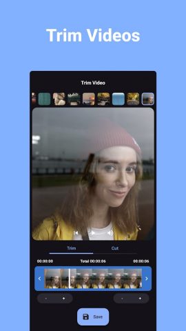 Обрезка Видео для Android — скриншот 1
