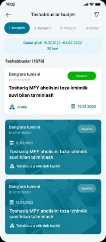 Ochiq Budjet для Android — скриншот 2