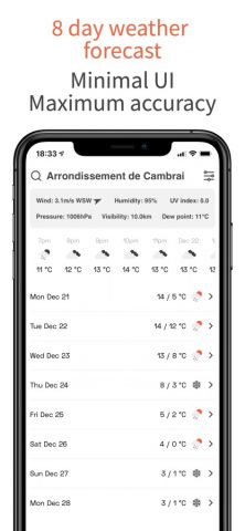 OpenWeather для iOS — скриншот 3