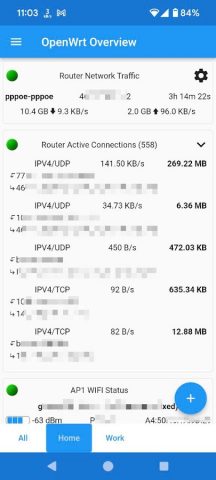 OpenWrt Manager для Android — скриншот 1